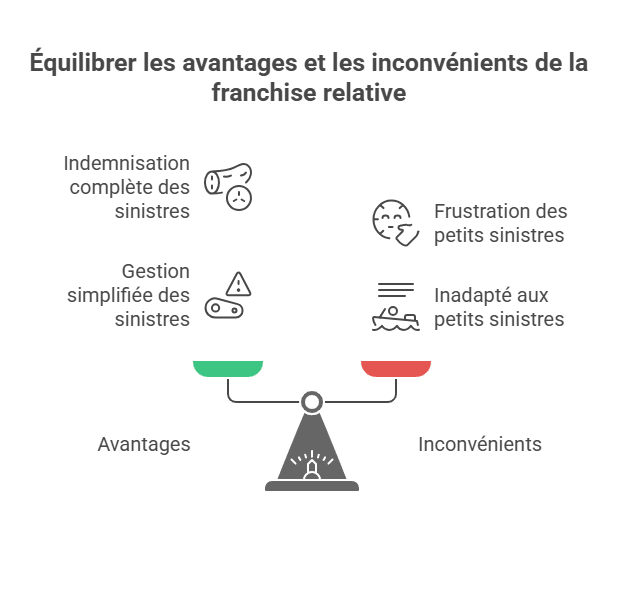 Équilibrer les avantages et les inconvénients de la franchise relative