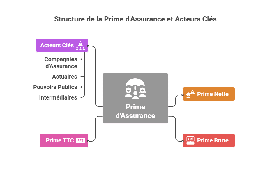 Structure de la Prime d'Assurance et Acteurs Clés