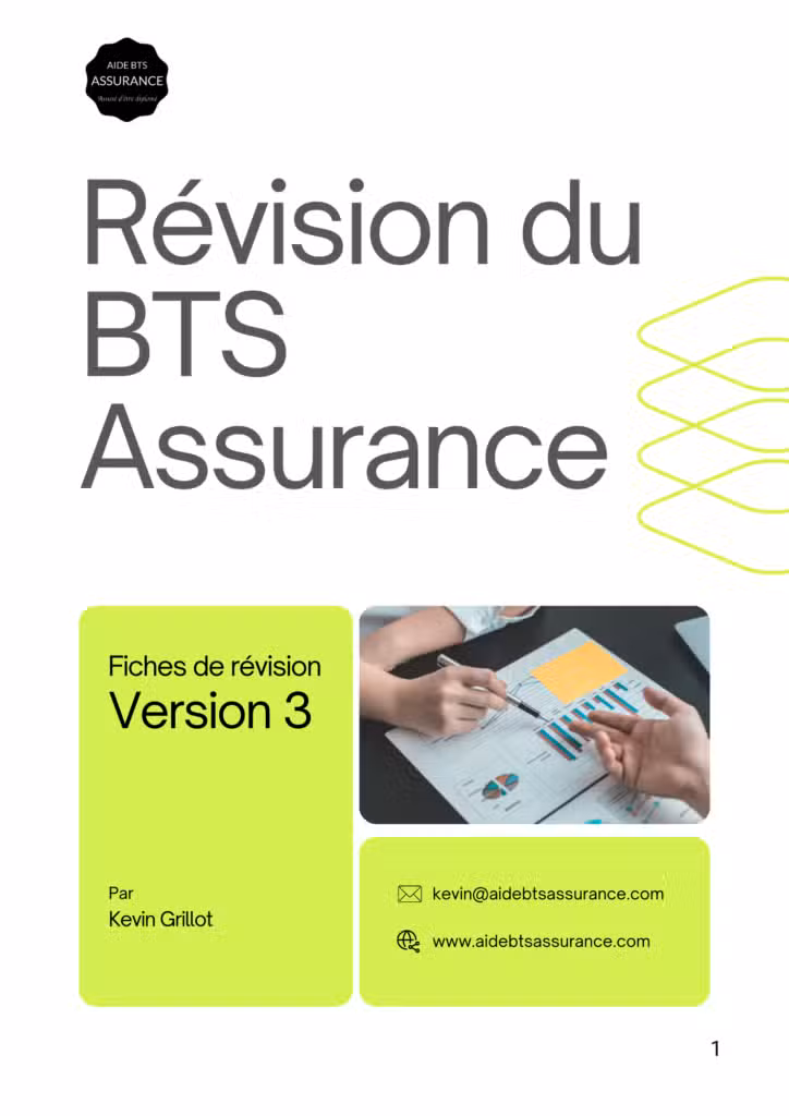 E-book révision BTS Assurance