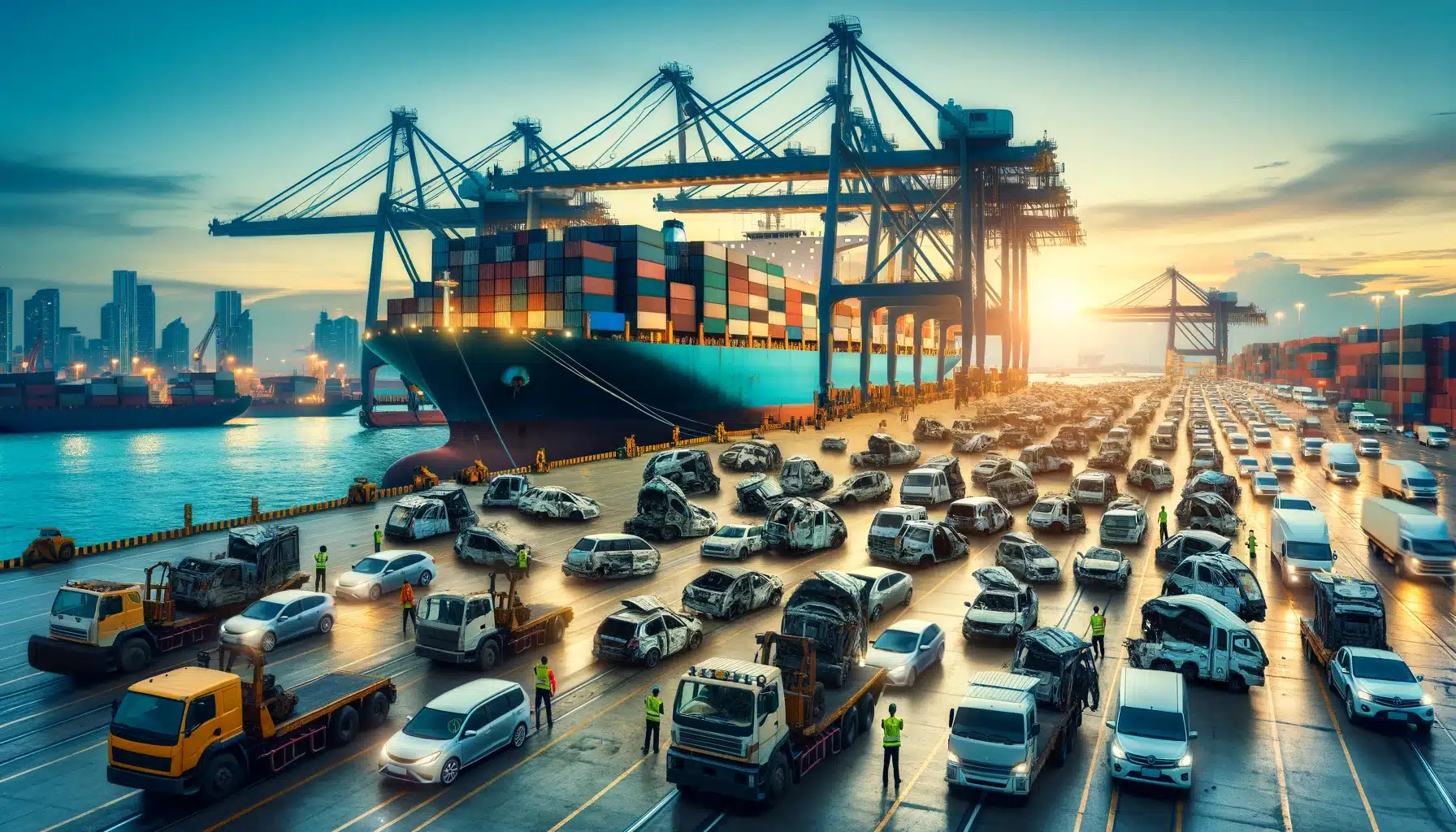 Exportation des véhicules accidentés un marché en expansion