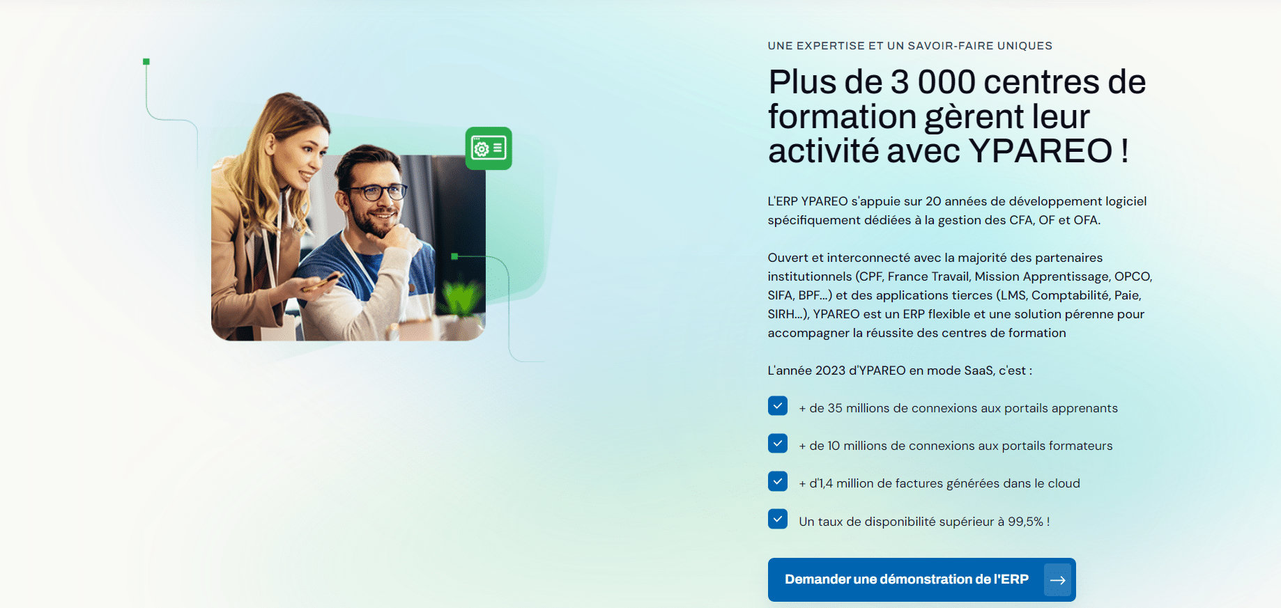 Ypareo L'ERP de Référence pour les Organismes de Formation et CFA