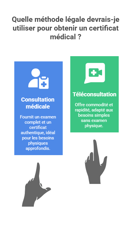 What legal method should I use to obtain a medical certificate?