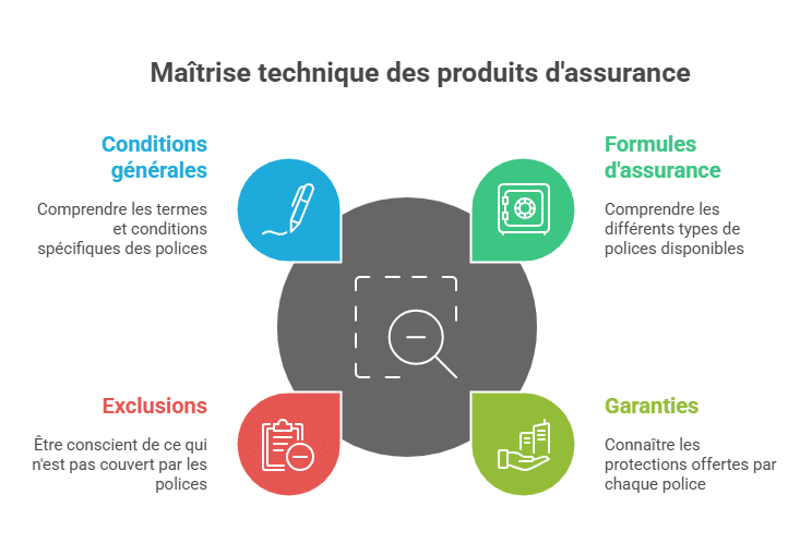 Dominio técnico de los productos de seguro