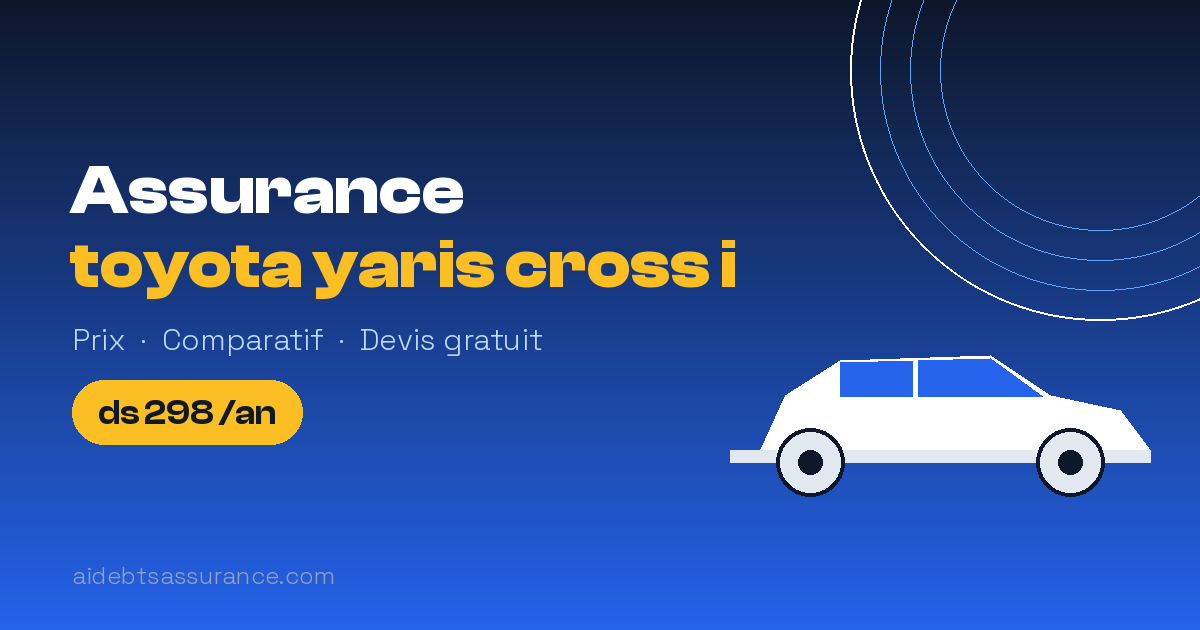Assurance toyota yaris cross i