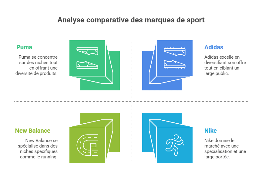 Analyse comparative des marques de sport