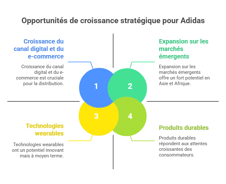 Opportunités de croissance stratégique pour Adidas