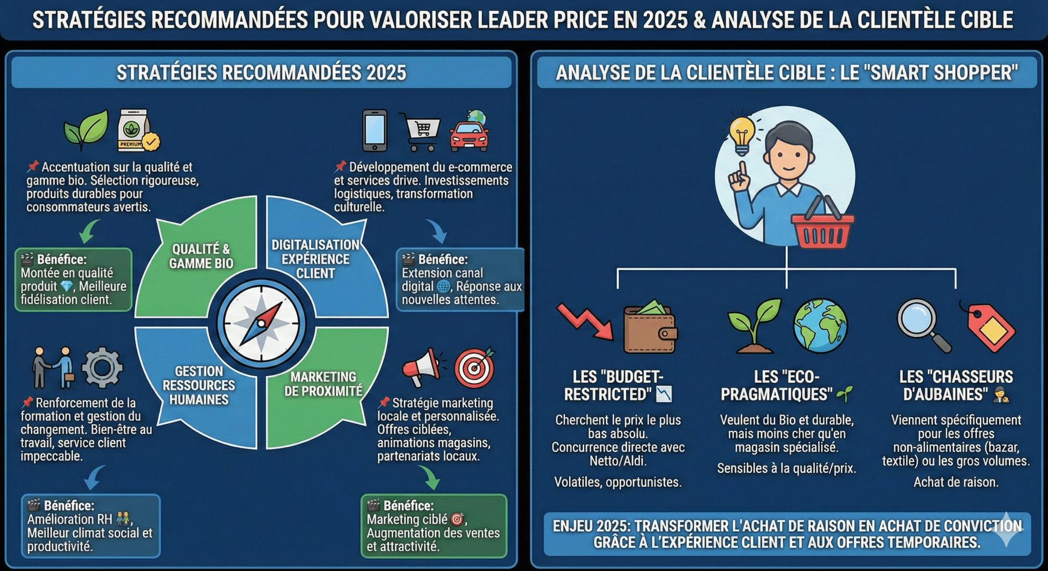 Stratégies recommandées pour valoriser la position de Leader Price en 2025