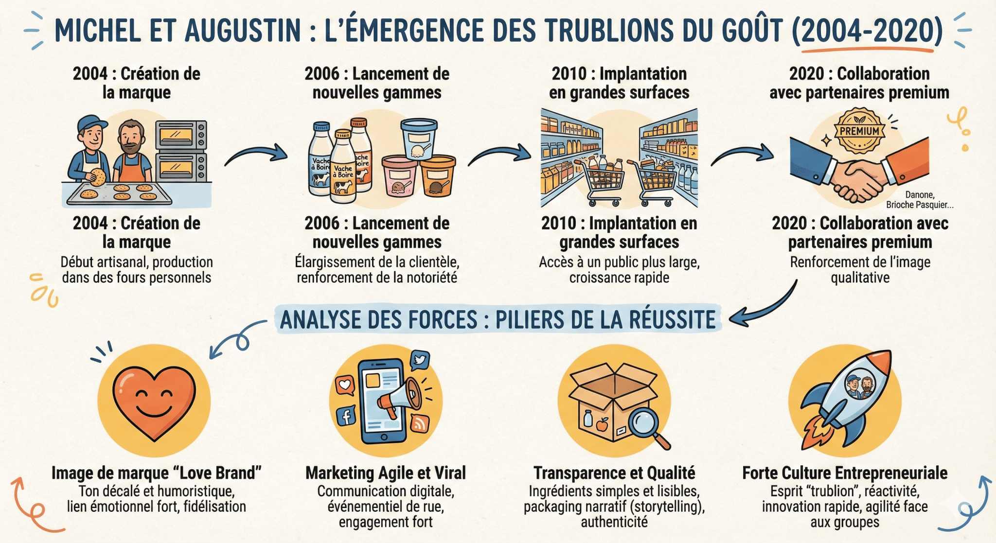 Présentation et histoire de Michel et Augustin l’émergence des trublions du goût