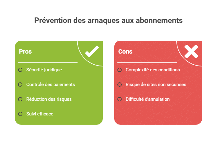 Vermeidung von Abonnementbetrug