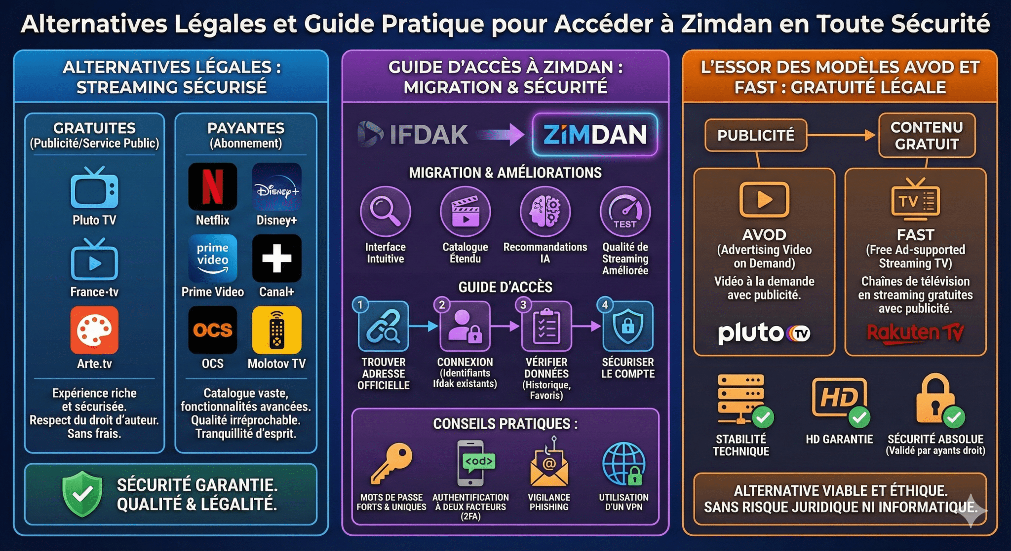 Alternatives légales et guide pratique pour accéder à Zimdan en toute sécurité