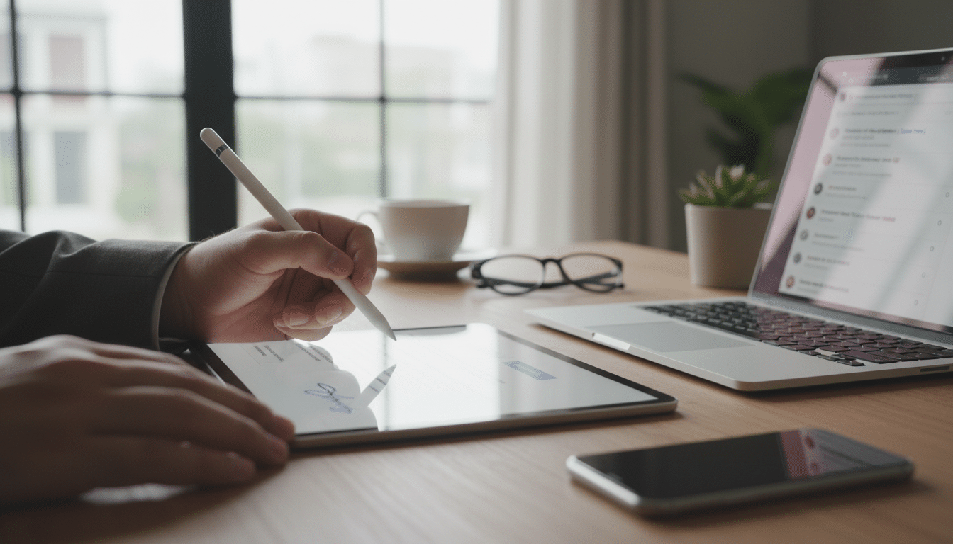 découvrez notre guide pratique pour apprendre à signer un document reçu par e-mail et le renvoyer rapidement, étape par étape, sans complication.