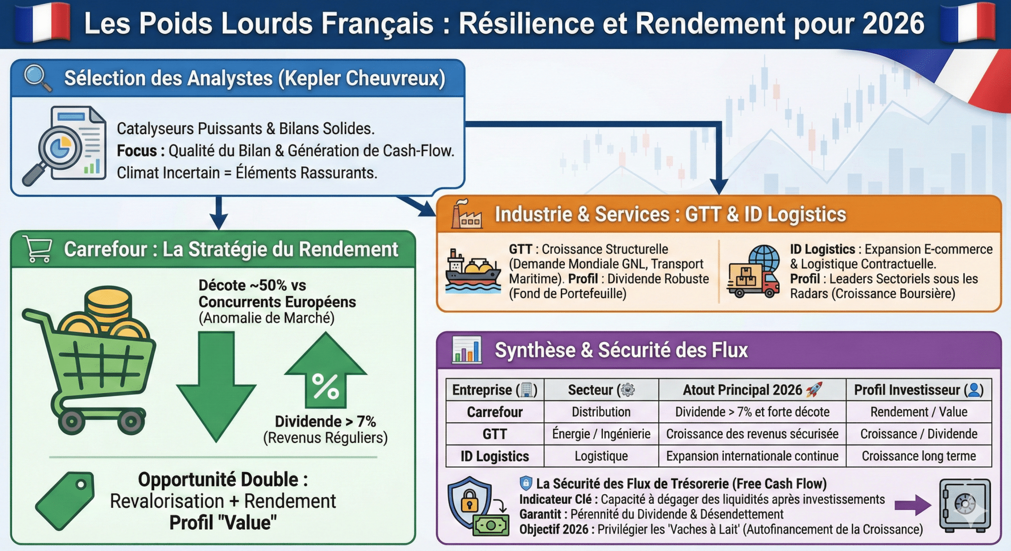 Les poids lourds français résilience et dividendes attractifs