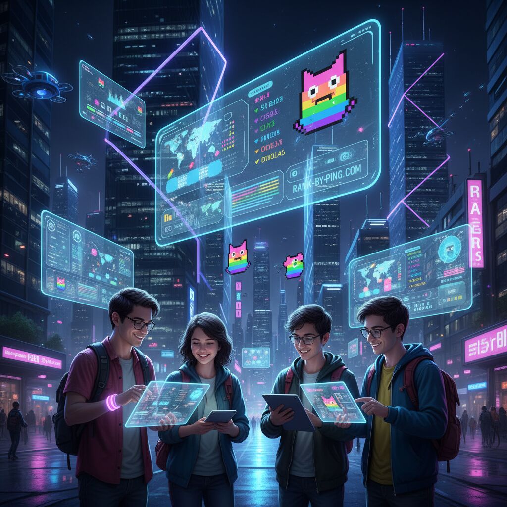 Découvrez Rank-by-ping.com, le tout nouveau site officiel de Nyan Cat en 2025 ! Explorez des contenus exclusifs, des classements animés et bien plus encore.