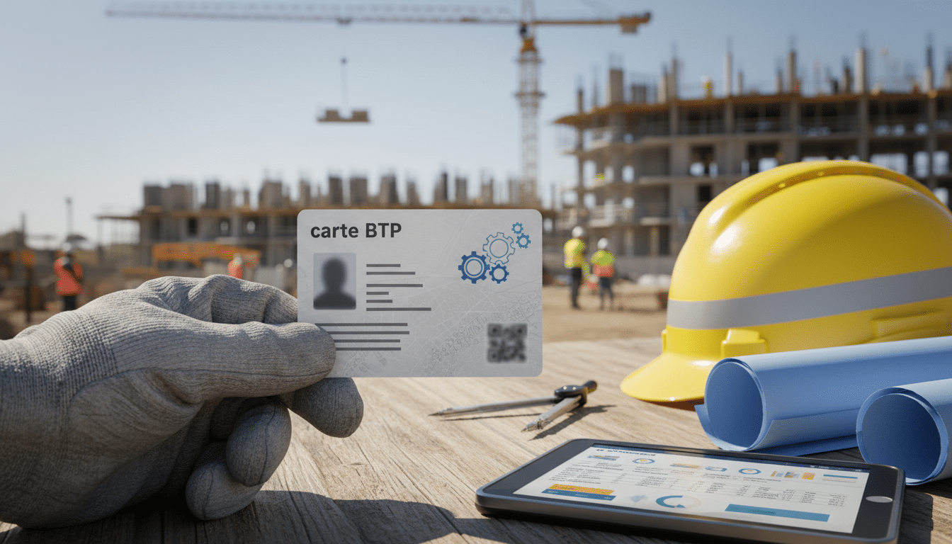 découvrez tout sur la carte btp : son utilité, ses avantages essentiels pour les professionnels du bâtiment, et comment elle facilite l'accès aux chantiers.
