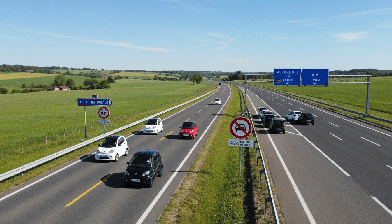 découvrez où et comment circuler avec une voiture sans permis : autoroutes, routes nationales, limites de vitesse à respecter pour une conduite en toute sécurité.