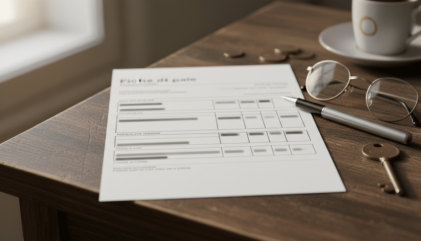 découvrez si la fiche de paie peut être utilisée comme justificatif de domicile valide et quelles sont les autres pièces acceptées pour prouver votre adresse.