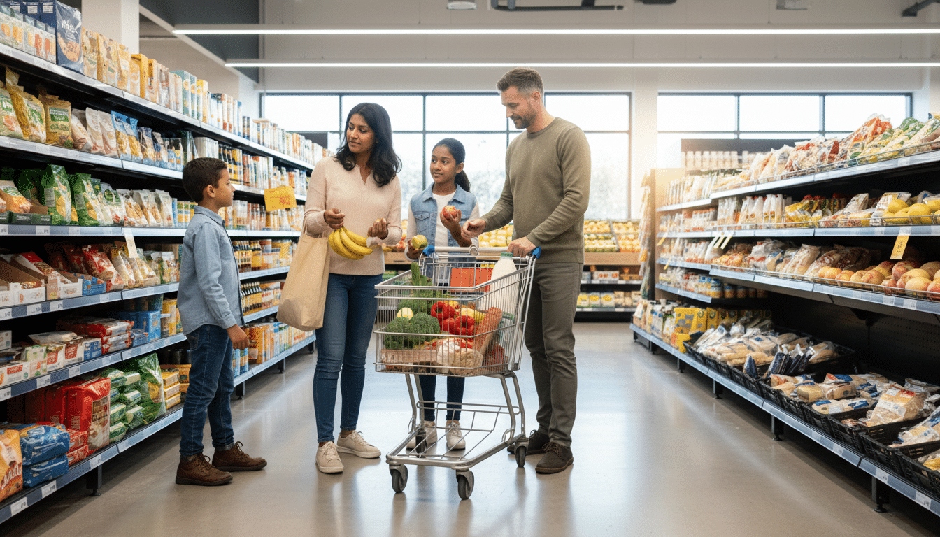 découvrez comment établir un budget réaliste pour les courses d'une famille de 4 personnes et maîtriser vos dépenses alimentaires au quotidien.