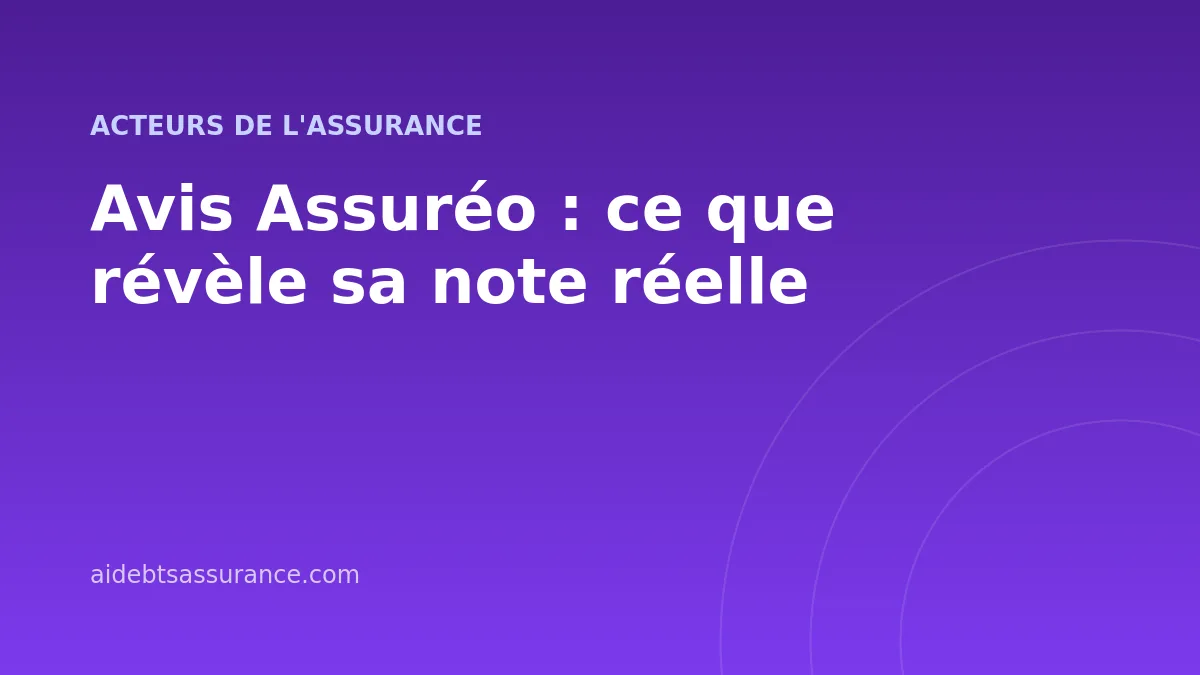 Avis Assuréo : ce que révèle sa note réelle