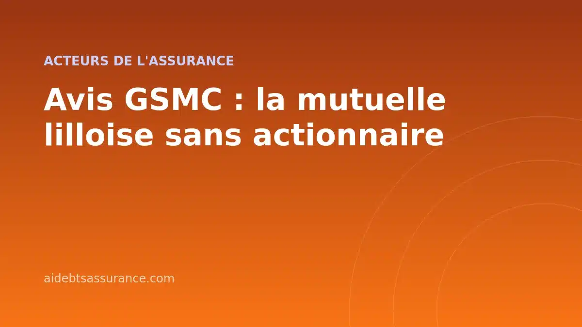 Avis GSMC : la mutuelle lilloise sans actionnaire
